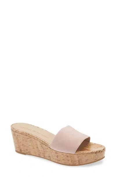 Stuart Weitzman Wedge Sandal In Neutral