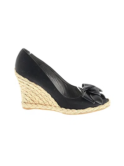 Pre-owned Stuart Weitzman Wedges In Black