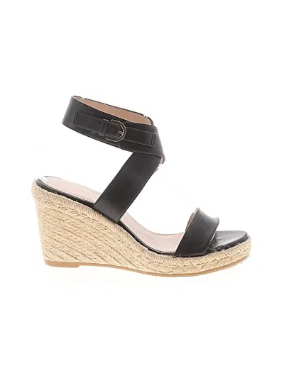 Pre-owned Stuart Weitzman Wedges In Black