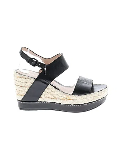 Pre-owned Stuart Weitzman Wedges In Black
