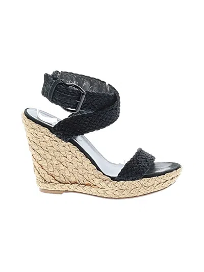 Pre-owned Stuart Weitzman Wedges In Black