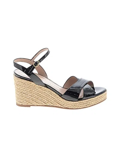 Pre-owned Stuart Weitzman Wedges In Black