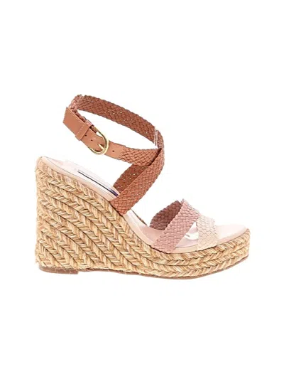 Pre-owned Stuart Weitzman Wedges In Brown