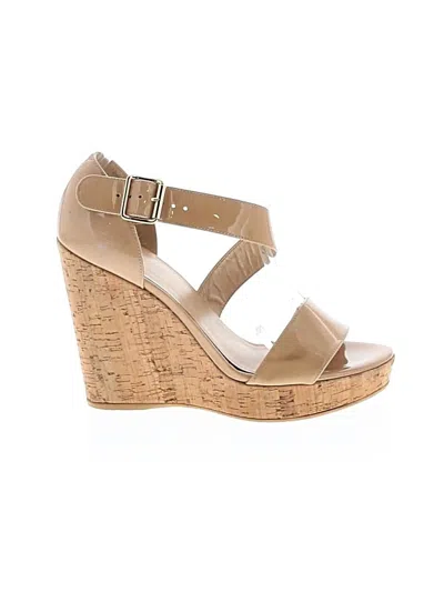 Pre-owned Stuart Weitzman Wedges In Brown