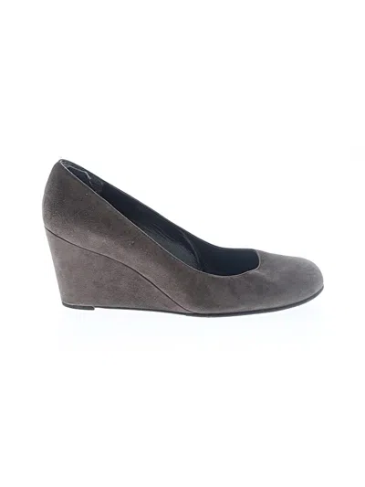 Pre-owned Stuart Weitzman Wedges In Brown