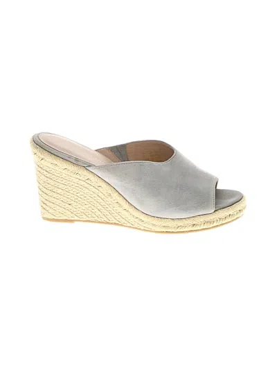 Pre-owned Stuart Weitzman Wedges In Gray