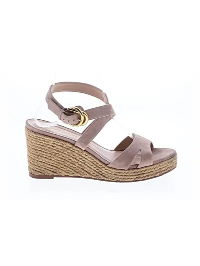 Pre-owned Stuart Weitzman Wedges In Gray