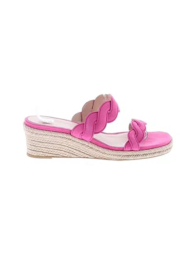 Pre-owned Stuart Weitzman Wedges In Pink