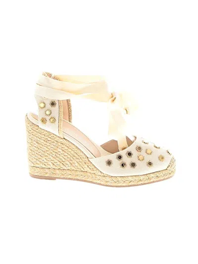 Pre-owned Stuart Weitzman Wedges In White