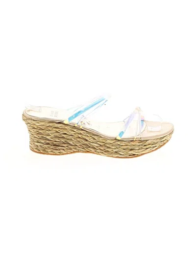 Pre-owned Stuart Weitzman Wedges In White