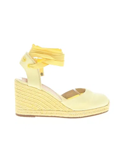 Pre-owned Stuart Weitzman Wedges In Yellow