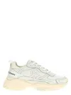 Stuart Weitzman White Lace Up Sneakers In White