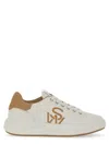 Stuart Weitzman Logo Strapped Low-top Casual Shoes In White