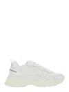 Stuart Weitzman White Sneakers With Logo Embroidery On The Side And Logo Patch On The Heel In Leather And Mesh Woman