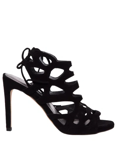 Stuart Weitzman Wildcat Heeled Sandals In Black