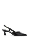 Stuart Weitzman Sandals Pointed Toe Buckle Detail