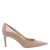 Stuart Weitzman Pointed Toe Patent Leather High Heel Pumps