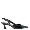 Stuart Weitzman Sandals Pointed Toe Buckle Detail