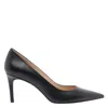 Stuart Weitzman Stuart Leather Stiletto Pumps