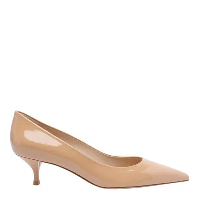 Stuart Weitzman 50mm Leather Heeled Pumps