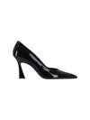 Stuart Weitzman Vinnie 85 Pumps In Black Patent Leather