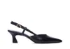 Stuart Weitzman Sandals Pointed Toe Buckle Detail In Black