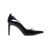 Stuart Weitzman Felicity Bow Pumps In Black