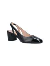 Stuart Weitzman Maeve Mesh Mary Jane Slingback Pumps In Black