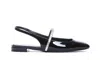 Stuart Weitzman Stefanie Ballet Flats In Black