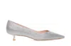 Stuart Weitzman With Heel In Silver