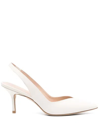 Stuart Weitzman With Heel In White