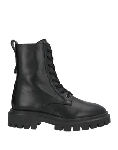 Stuart Weitzman Woman Ankle Boots Black Size 5.5 Calfskin