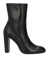 Stuart Weitzman Woman Ankle Boots Black Size 6.5 Calfskin In Black