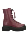 Stuart Weitzman Ankle Boots In Maroon