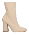 Stuart Weitzman Woman Ankle Boots Cream Size 5.5 Soft Leather In White