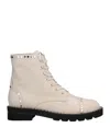 Stuart Weitzman Ankle Boots In White