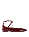 Stuart Weitzman Woman Ballet Flats Garnet Size 6.5 Leather