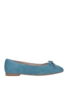 Stuart Weitzman Woman Ballet Flats Pastel Blue Size 5 Soft Leather