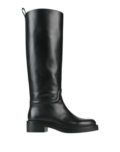 STUART WEITZMAN STUART WEITZMAN WOMAN BOOT BLACK SIZE 5.5 CALFSKIN