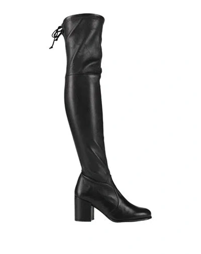 Stuart Weitzman Woman Knee Boots Black Size 9.5 Soft Leather