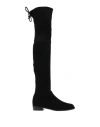 Stuart Weitzman Over-the-knee Boots With Luxurious Suede Finish And Elegant Design In Black