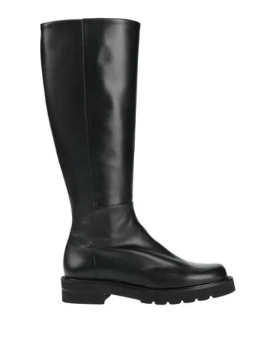 Stuart Weitzman Woman Boot Black Size 8 Calfskin In Blue