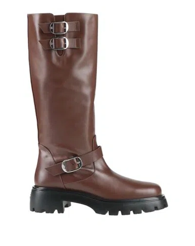 Stuart Weitzman Woman Boot Brown Size 8 Leather