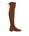 Stuart Weitzman Woman Boot Camel Size 4.5 Leather In Brown