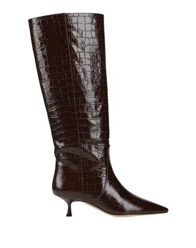 Stuart Weitzman Woman Boot Chocolate Brown Size 5.5 Leather