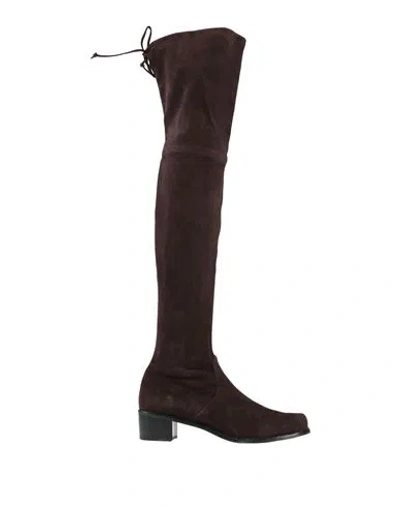 Stuart Weitzman Woman Boot Chocolate Brown Size 7.5 Leather