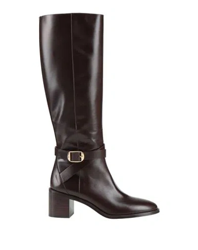 Stuart Weitzman Woman Boot Chocolate Brown Size 8 Leather