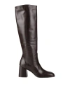 Stuart Weitzman Woman Boot Black Size 7.5 Calfskin In Cocoa