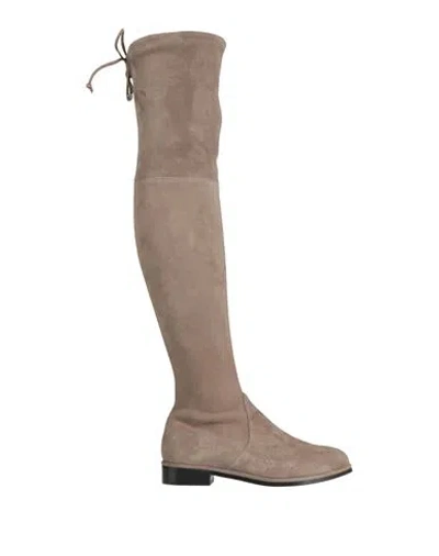 Stuart Weitzman Woman Boot Khaki Size 7.5 Leather