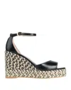 Stuart Weitzman Nudistcurve 100mm Espadrilles In Black